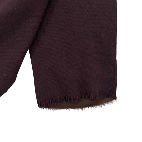 Christian Dior Scarf Womens Brown Multicolor Paisley Silk Wool Fringe 54" x 10" - Picture 10 of 12